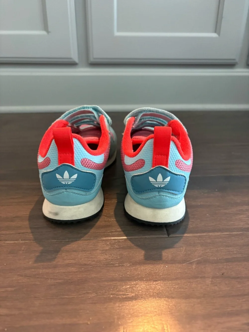 Adidas Originals Kids ZX 700 HD CF – Light Blue/Pink – Size US 3 / EU 35 - Picture 3 of 7